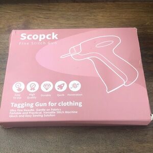 Open Boxed Missing Accessories- Handheld Stitch Tag Gun Quick Tagging Gun(Pink)